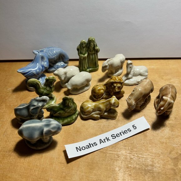 Wade England, Red Rose Tea figurines: Noah's Ark Series 5 - Complete - Picture 3 of 5
